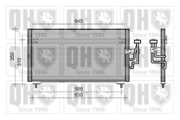 Imagine Condensator, climatizare QUINTON HAZELL QCN303