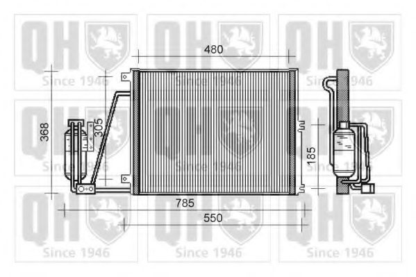 Imagine Condensator, climatizare QUINTON HAZELL QCN313