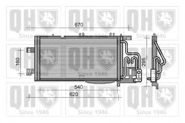 Imagine Condensator, climatizare QUINTON HAZELL QCN318