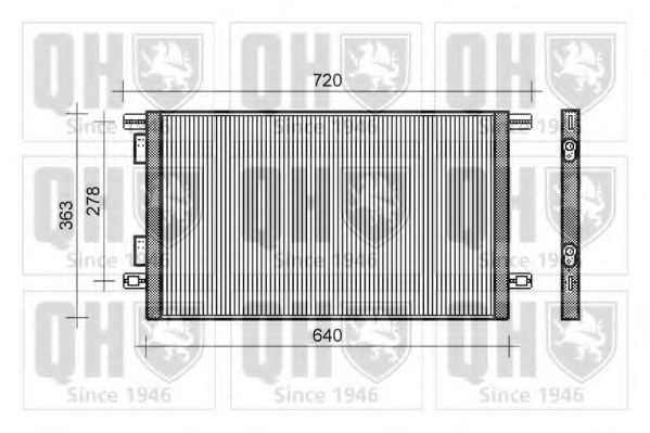 Imagine Condensator, climatizare QUINTON HAZELL QCN327