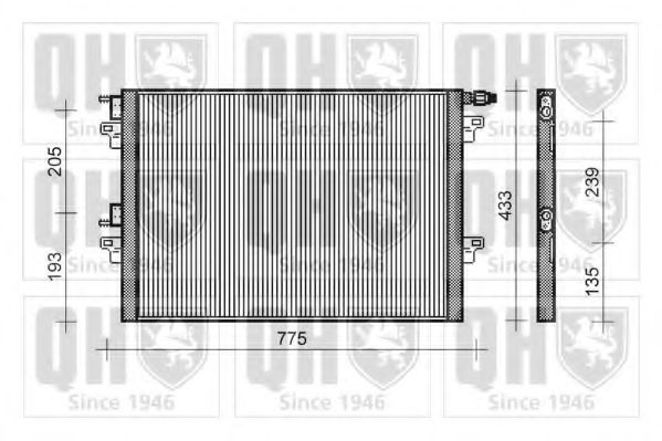 Imagine Condensator, climatizare QUINTON HAZELL QCN332