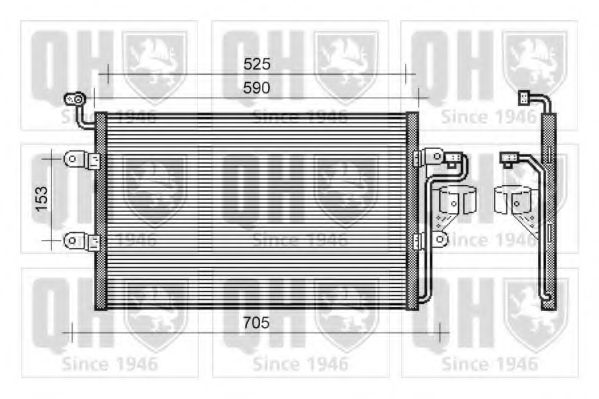 Imagine Condensator, climatizare QUINTON HAZELL QCN355