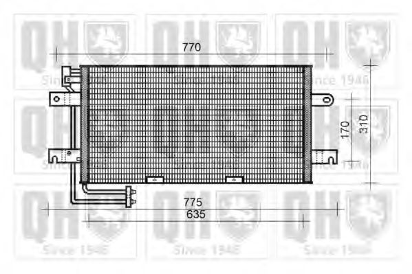 Imagine Condensator, climatizare QUINTON HAZELL QCN359