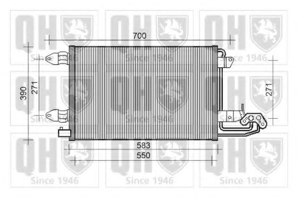 Imagine Condensator, climatizare QUINTON HAZELL QCN399