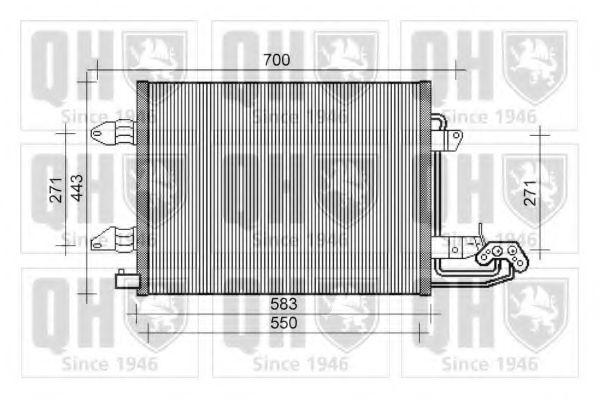 Imagine Condensator, climatizare QUINTON HAZELL QCN400