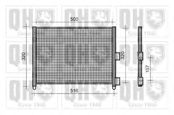 Imagine Condensator, climatizare QUINTON HAZELL QCN406