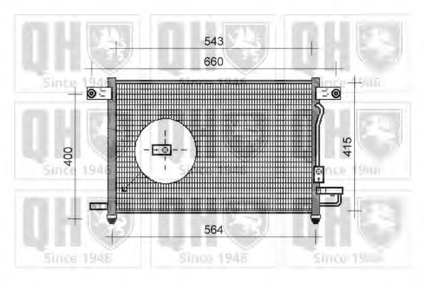 Imagine Condensator, climatizare QUINTON HAZELL QCN417