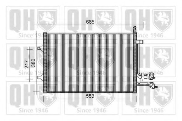 Imagine Condensator, climatizare QUINTON HAZELL QCN423