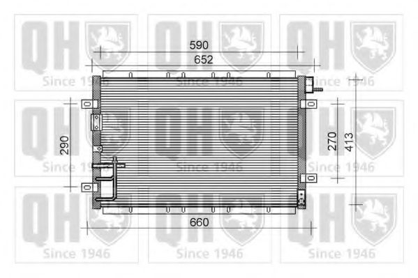 Imagine Condensator, climatizare QUINTON HAZELL QCN435