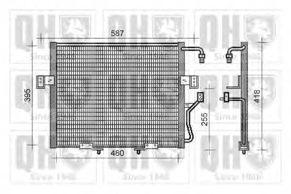 Imagine Condensator, climatizare QUINTON HAZELL QCN438