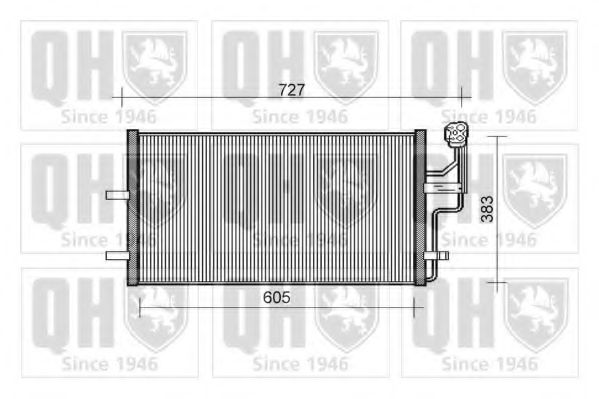 Imagine Condensator, climatizare QUINTON HAZELL QCN440