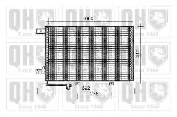 Imagine Condensator, climatizare QUINTON HAZELL QCN442