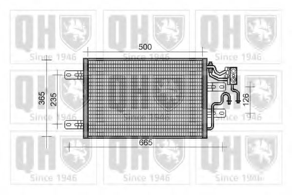 Imagine Condensator, climatizare QUINTON HAZELL QCN457