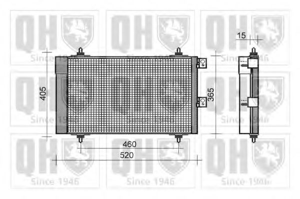 Imagine Condensator, climatizare QUINTON HAZELL QCN459