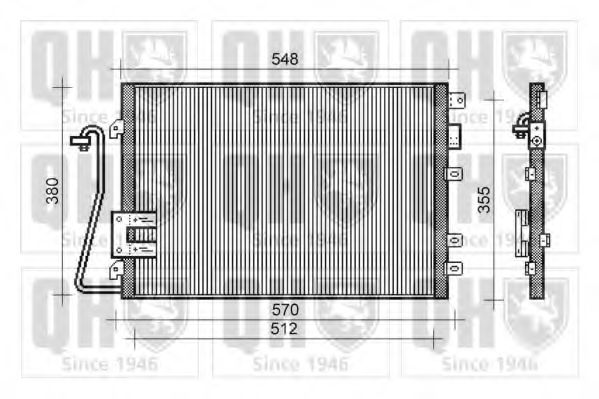 Imagine Condensator, climatizare QUINTON HAZELL QCN468