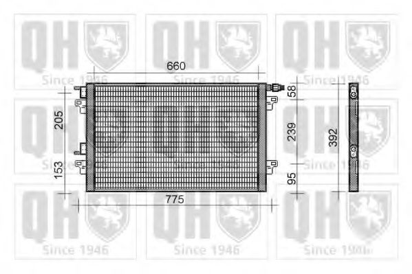 Imagine Condensator, climatizare QUINTON HAZELL QCN469