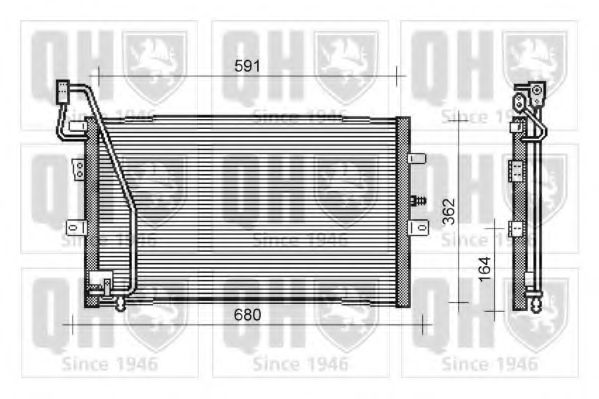 Imagine Condensator, climatizare QUINTON HAZELL QCN470