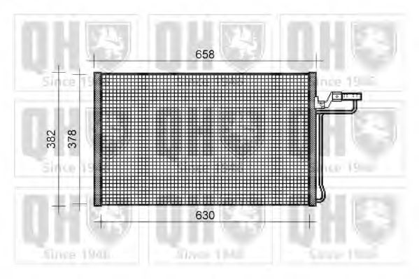 Imagine Condensator, climatizare QUINTON HAZELL QCN490