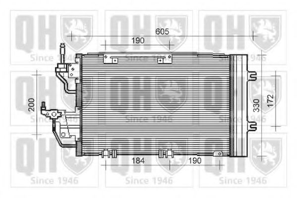 Imagine Condensator, climatizare QUINTON HAZELL QCN495