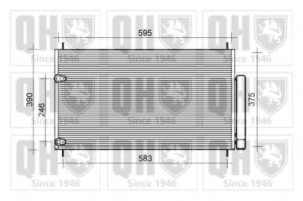 Imagine Condensator, climatizare QUINTON HAZELL QCN625