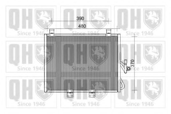 Imagine Condensator, climatizare QUINTON HAZELL QCN646