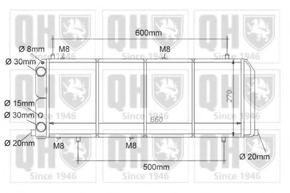 Imagine Radiator, racire motor QUINTON HAZELL QER1001