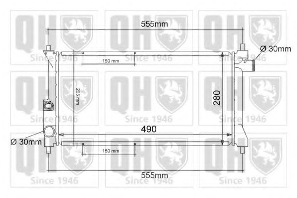 Imagine Radiator, racire motor QUINTON HAZELL QER1012