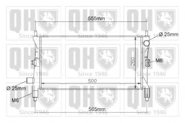 Imagine Radiator, racire motor QUINTON HAZELL QER1013