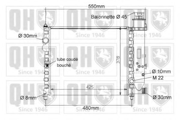 Imagine Radiator, racire motor QUINTON HAZELL QER1027