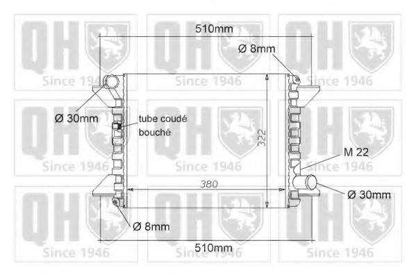 Imagine Radiator, racire motor QUINTON HAZELL QER1031