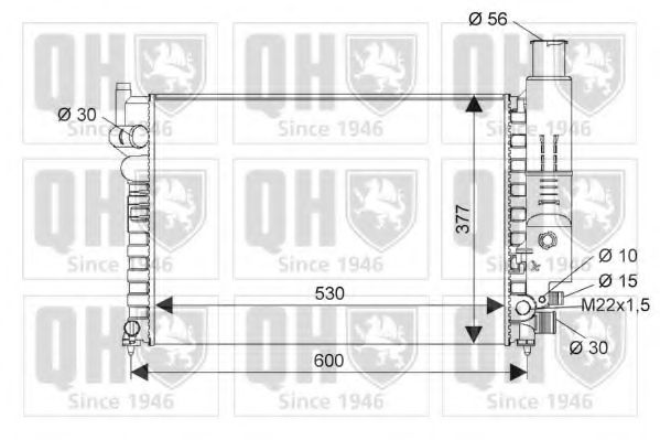 Imagine Radiator, racire motor QUINTON HAZELL QER1032