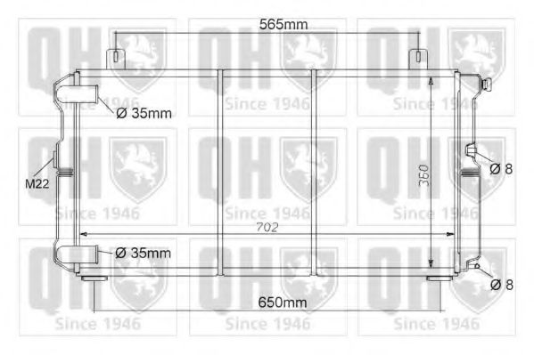 Imagine Radiator, racire motor QUINTON HAZELL QER1044