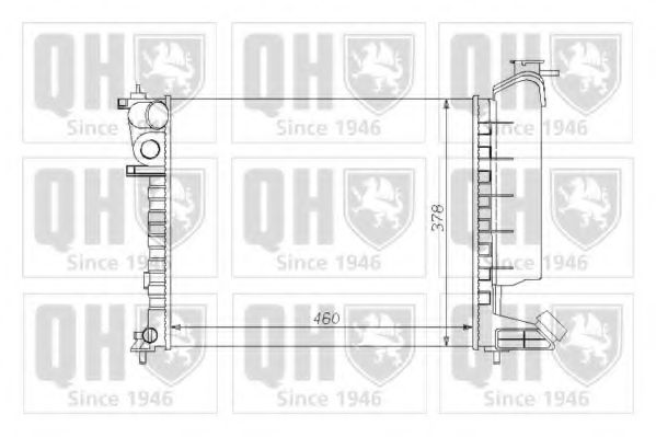 Imagine Radiator, racire motor QUINTON HAZELL QER1045