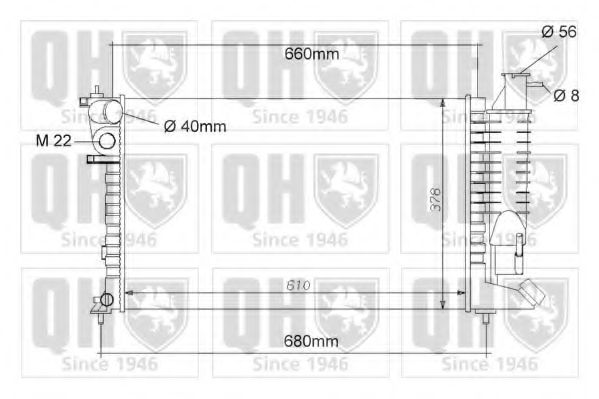 Imagine Radiator, racire motor QUINTON HAZELL QER1054