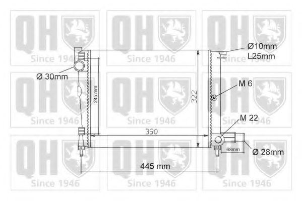 Imagine Radiator, racire motor QUINTON HAZELL QER1062