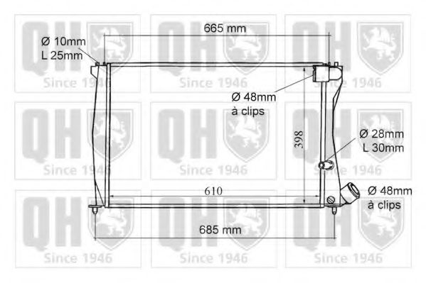 Imagine Radiator, racire motor QUINTON HAZELL QER1066