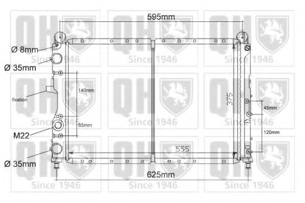 Imagine Radiator, racire motor QUINTON HAZELL QER1078