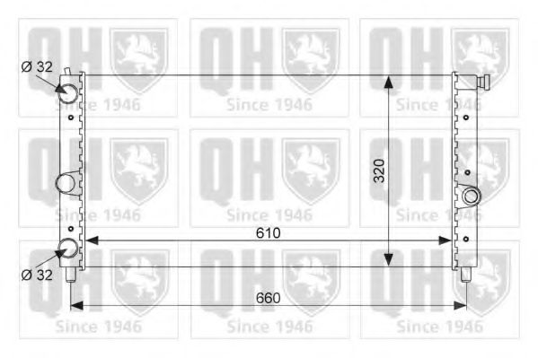 Imagine Radiator, racire motor QUINTON HAZELL QER1086