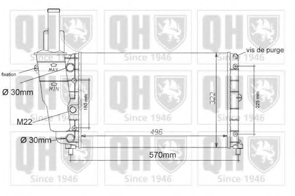 Imagine Radiator, racire motor QUINTON HAZELL QER1091