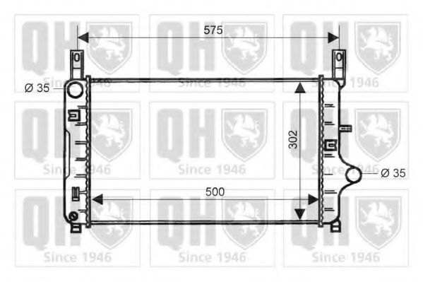 Imagine Radiator, racire motor QUINTON HAZELL QER1103