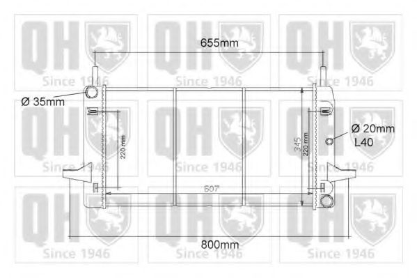 Imagine Radiator, racire motor QUINTON HAZELL QER1114