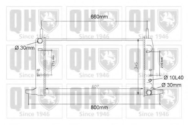 Imagine Radiator, racire motor QUINTON HAZELL QER1115