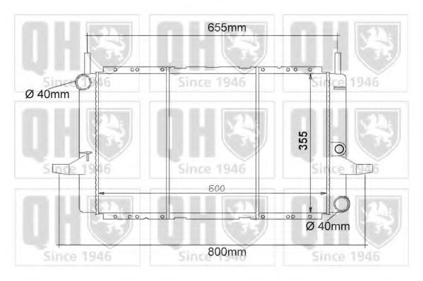 Imagine Radiator, racire motor QUINTON HAZELL QER1121