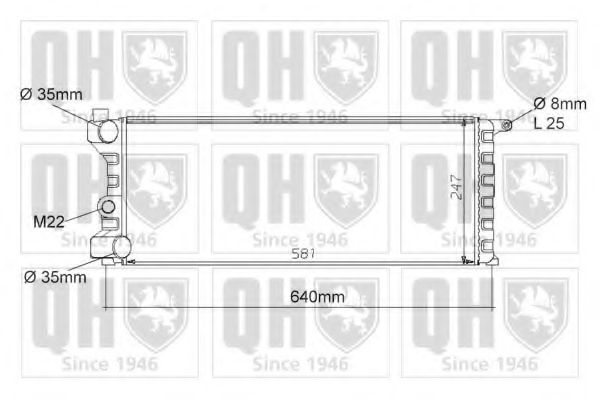 Imagine Radiator, racire motor QUINTON HAZELL QER1138