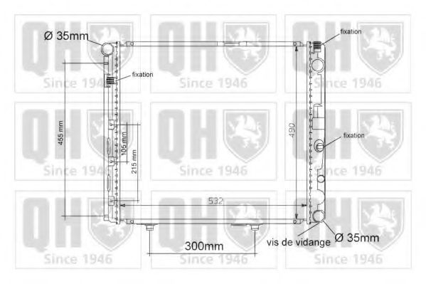 Imagine Radiator, racire motor QUINTON HAZELL QER1174