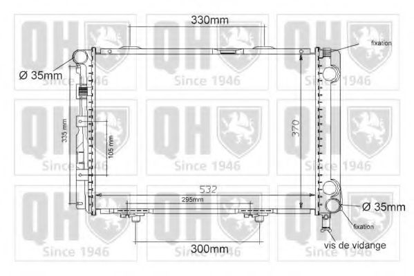 Imagine Radiator, racire motor QUINTON HAZELL QER1175