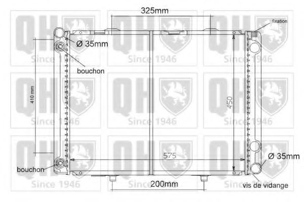 Imagine Radiator, racire motor QUINTON HAZELL QER1189