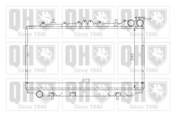 Imagine Radiator, racire motor QUINTON HAZELL QER1211