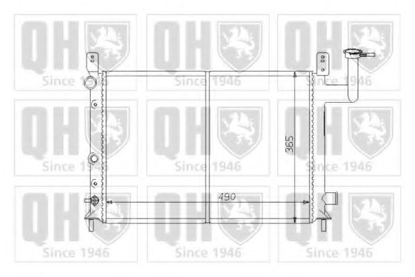 Imagine Radiator, racire motor QUINTON HAZELL QER1216