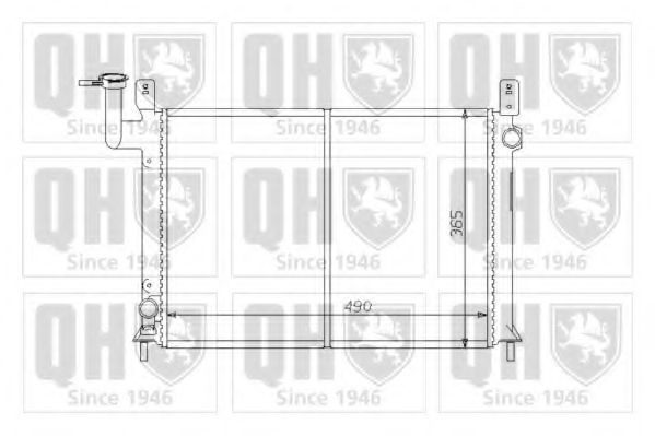 Imagine Radiator, racire motor QUINTON HAZELL QER1217